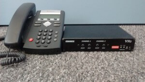 VH2 with companion PolyCom phone