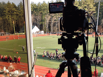 BCTV covering football with Comrex LiveShot Portable