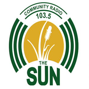 The Sun 103.5 community radio station logo