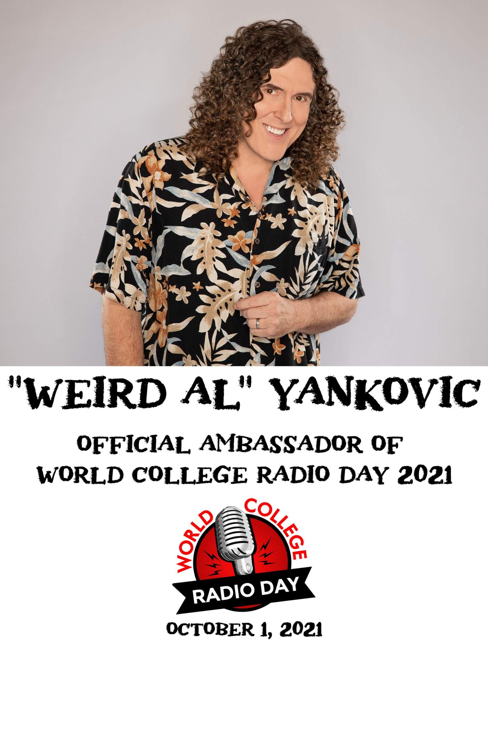 "Weird Al" Yankovic official ambassador of World College Radio Day 2021